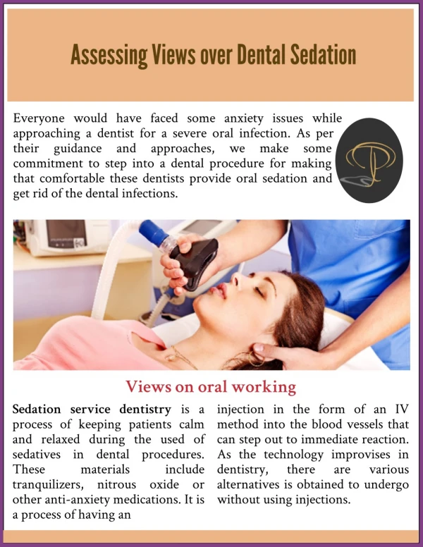 Assessing Views over Dental Sedation