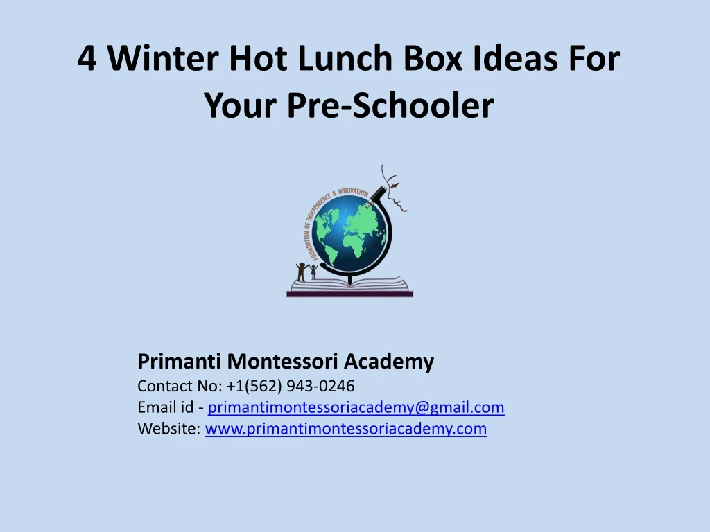 4 winter hot lunch box ideas for your pre schooler