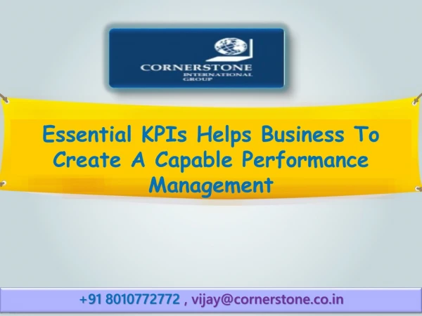 essential kpis helps business to create a capable