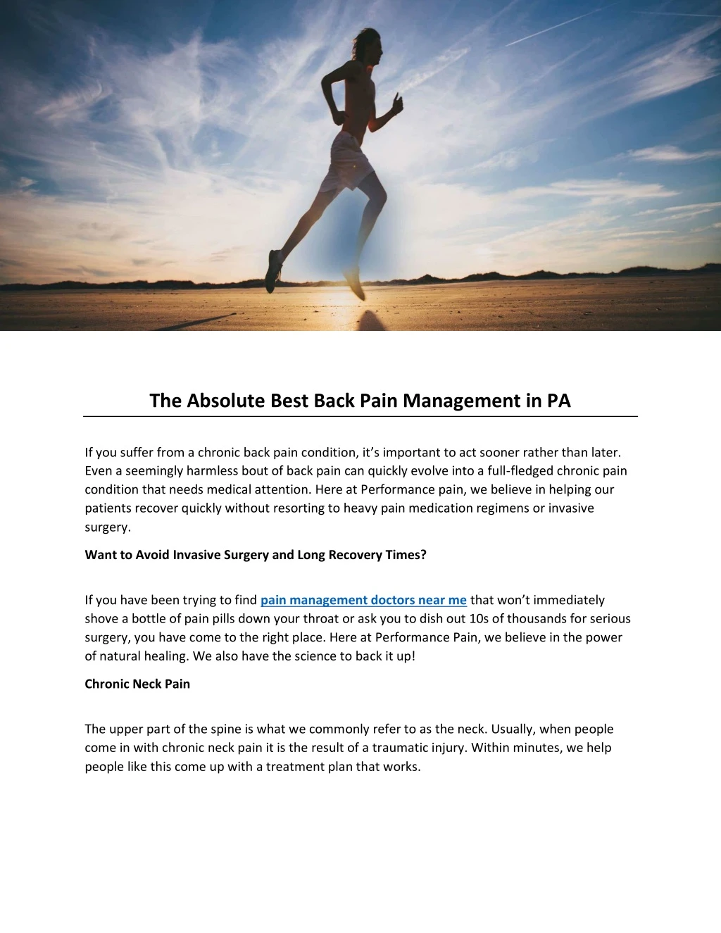 the absolute best back pain management in pa