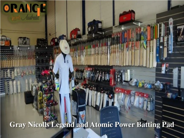 Gray Nicolls Legend and Atomic Power Batting Pad