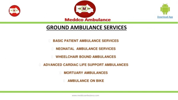 24*7 Online Ambulance Booking via Mobile app | Emergency Ambulance App