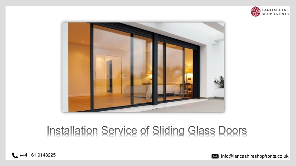 installation service of sliding glass doors