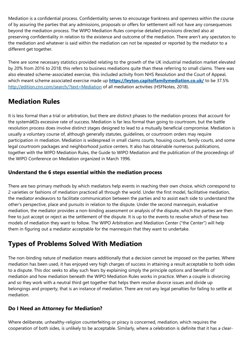 mediation is a confidential process