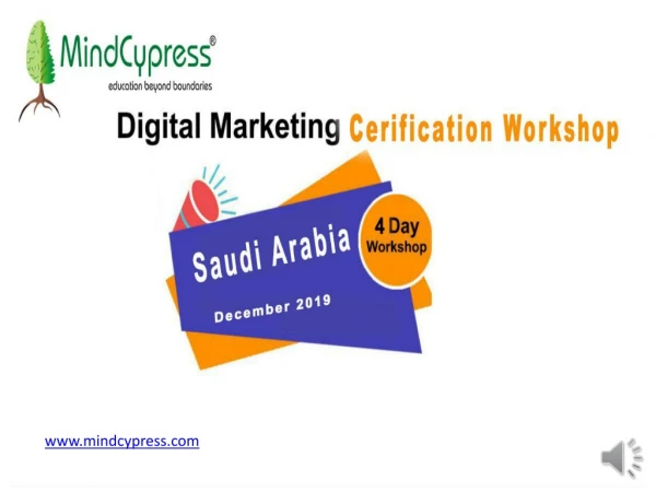 (Certified) Digital Marketing Workshop |Digital Marketing Certification Course workahop |Mindcypress
