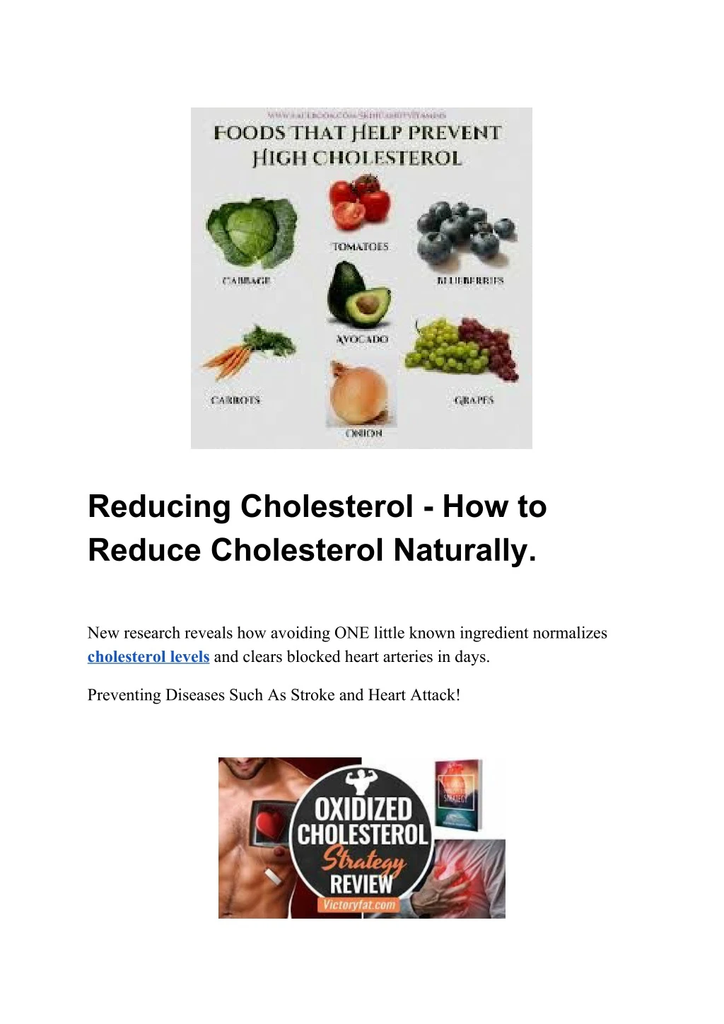 reducing cholesterol how to reduce cholesterol