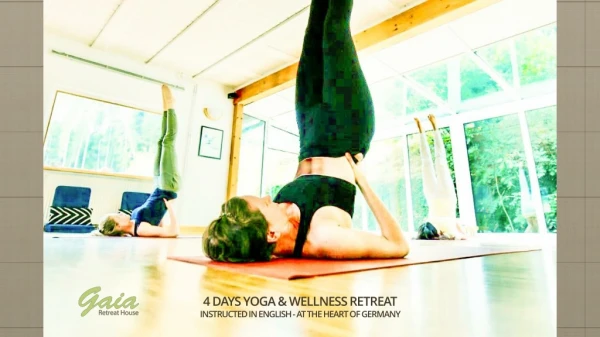 Join the Best Yoga wellness retreat Europe-At Gaia Retreat House