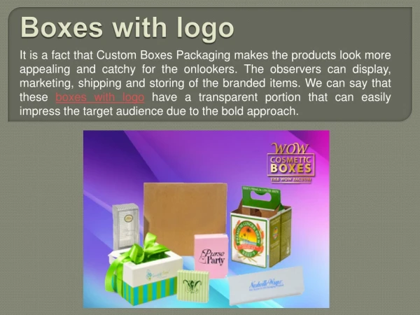 Boxes With Logo