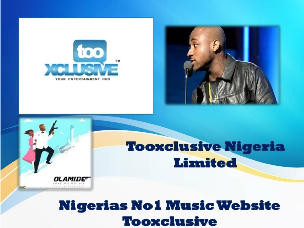 Nigerian Artist Davido | tooxclusive