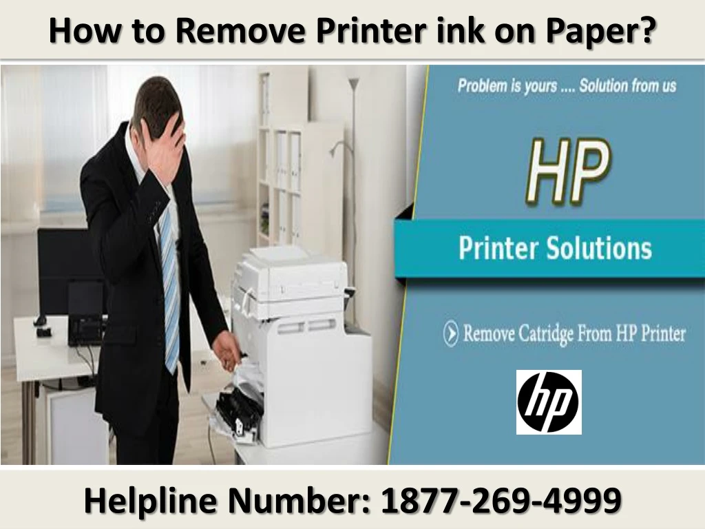 how to remove printer ink on paper