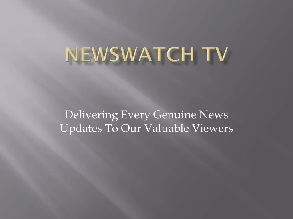 newswatch tv