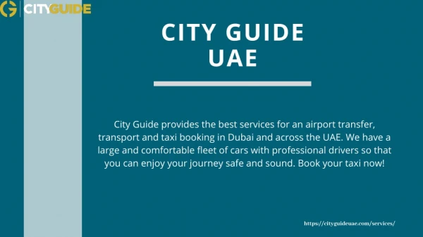 Luxury Transportation Dubai | Best Deals