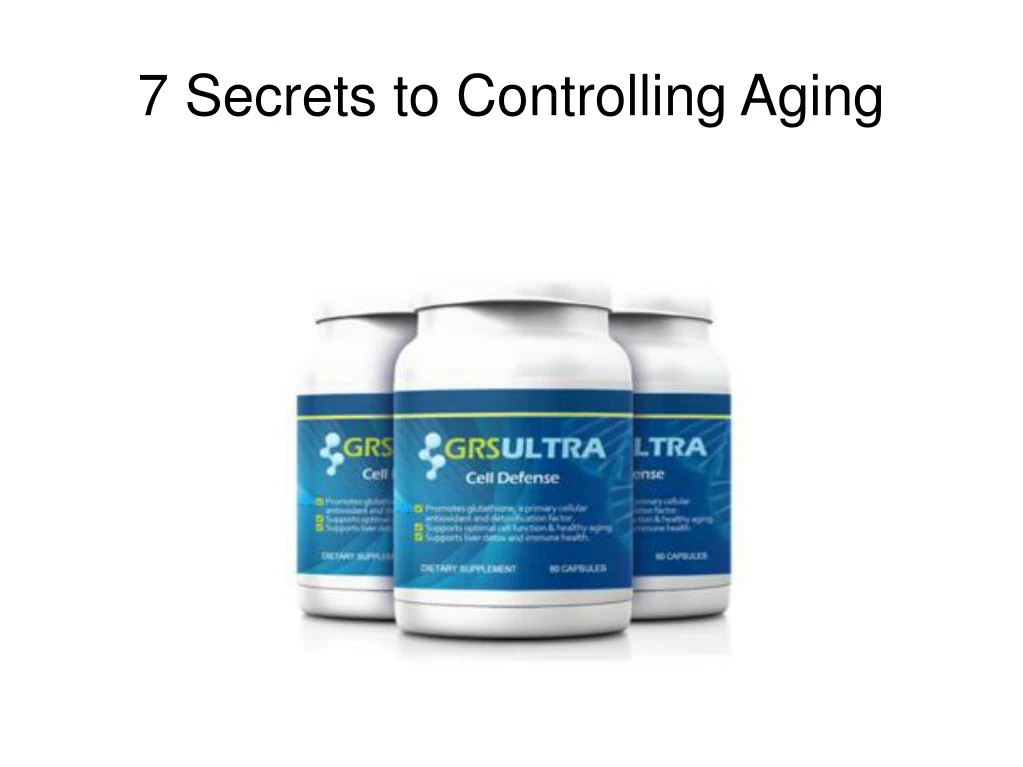 7 secrets to controlling aging