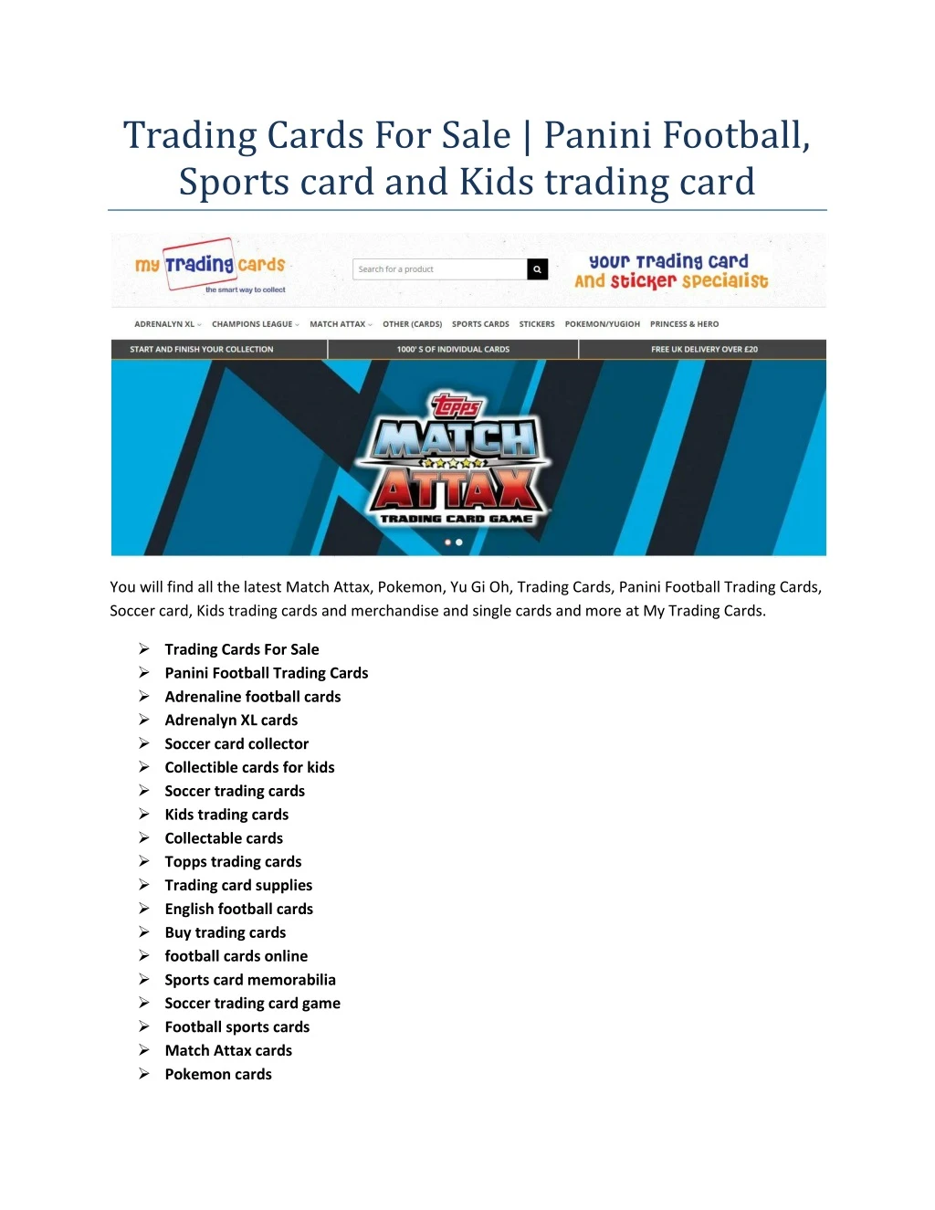 trading cards for sale panini football sports