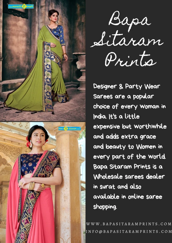 Sarees Wholesaler in Surat