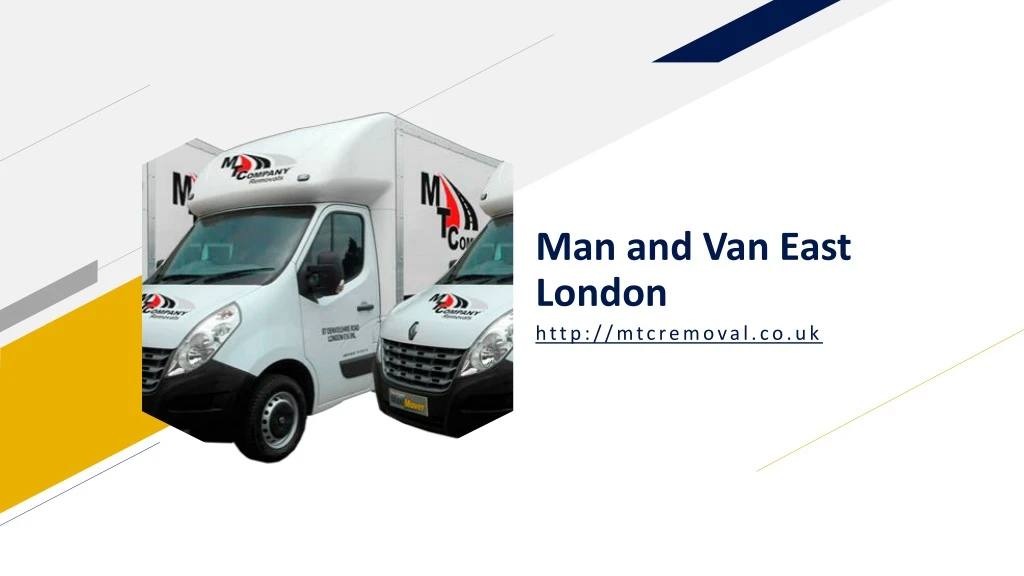 man and van east london