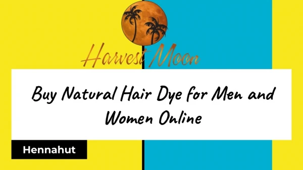 Buy Natural Hair Dye for Men and Women Online
