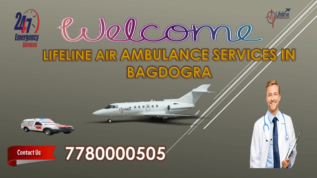 lifeline air ambulance services in bagdogra