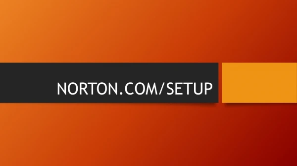 NORTON.COM/SETUP