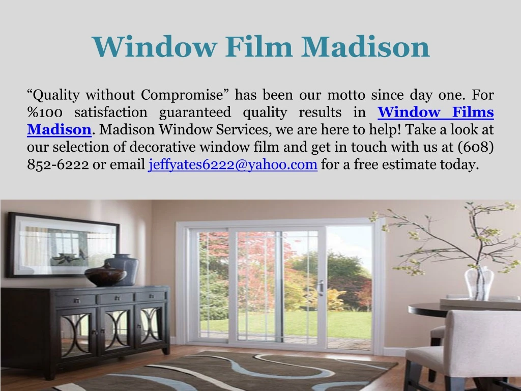 window film madison