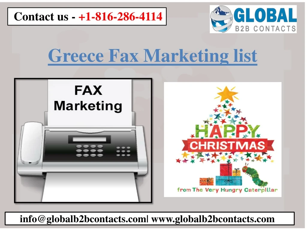 greece fax marketing list