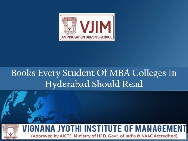 Books Every Student Of MBA Colleges In Hyderabad Should Read