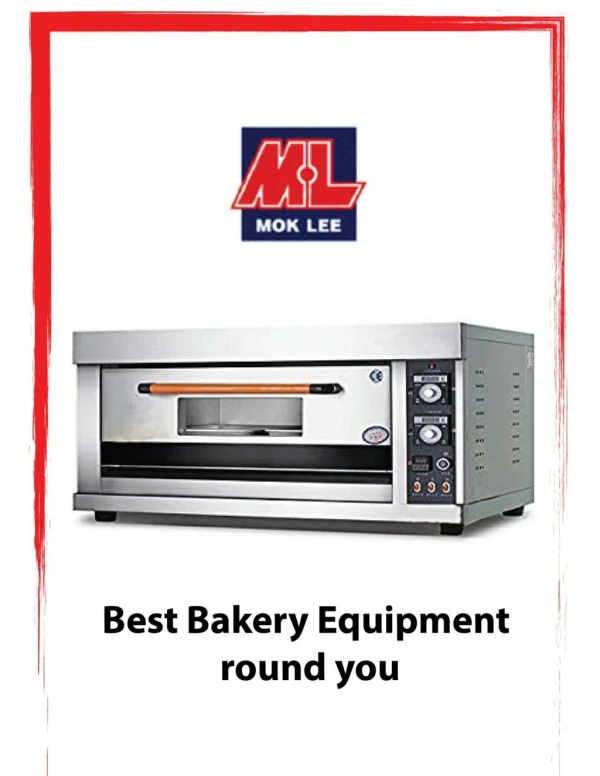 Best Bakery Equipment Around you