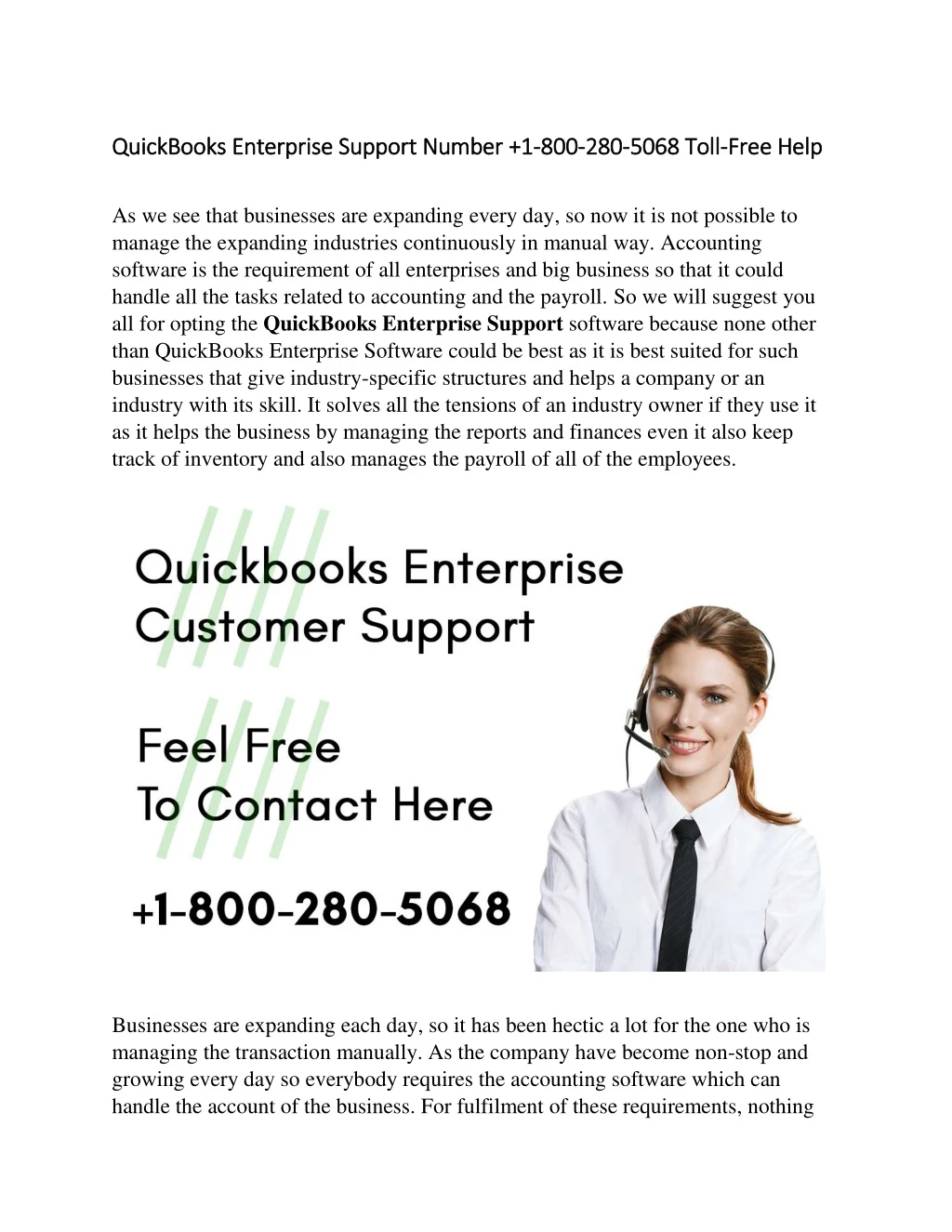 quickbooks enterprise support number 1 quickbooks
