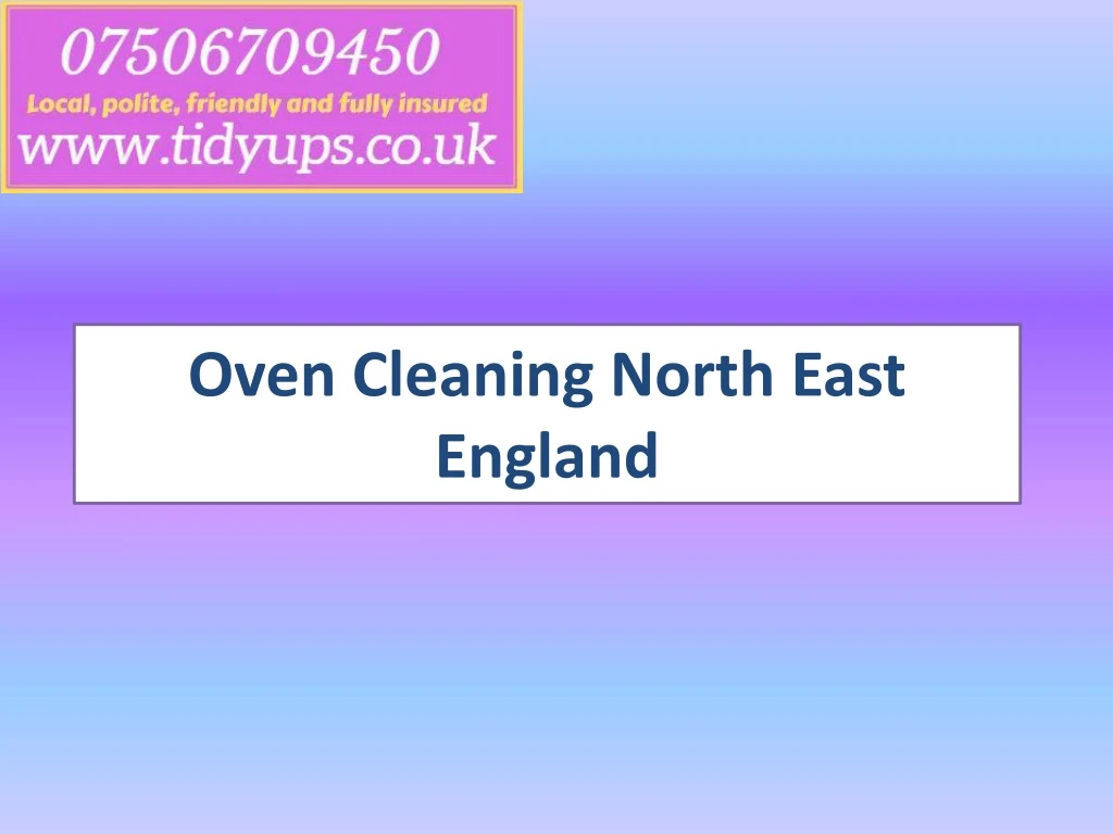oven cleaning north east england