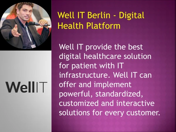 Well IT Berlin - Moritz Matschke - Digital Health Platform