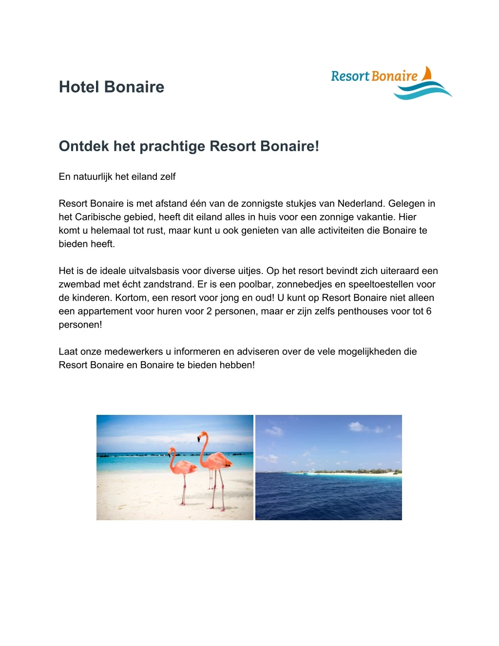 hotel bonaire