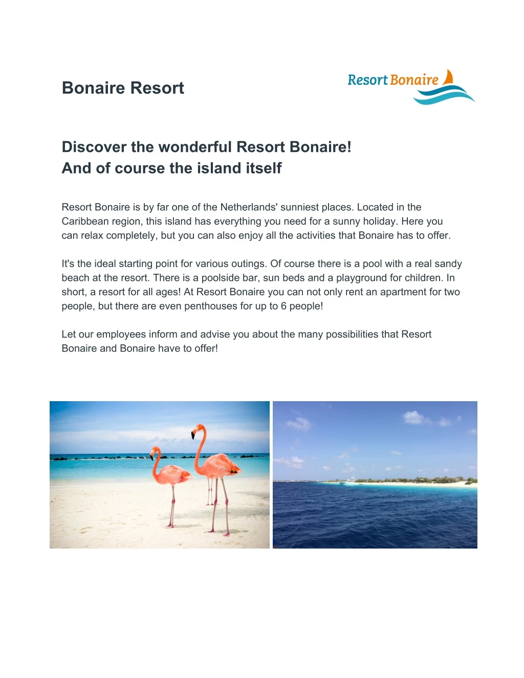 bonaire resort