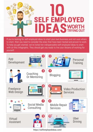 Self Employed Ideas - slide 1