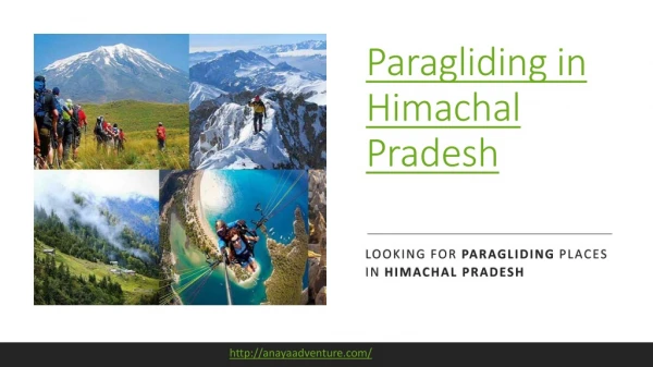 Paragliding in Himachal Pradesh - Kullu Manali