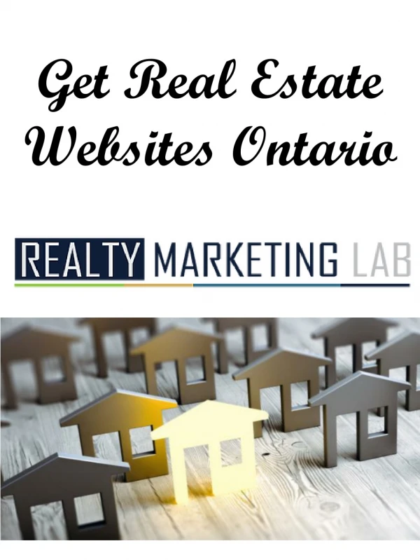 Get Real Estate Websites Ontario