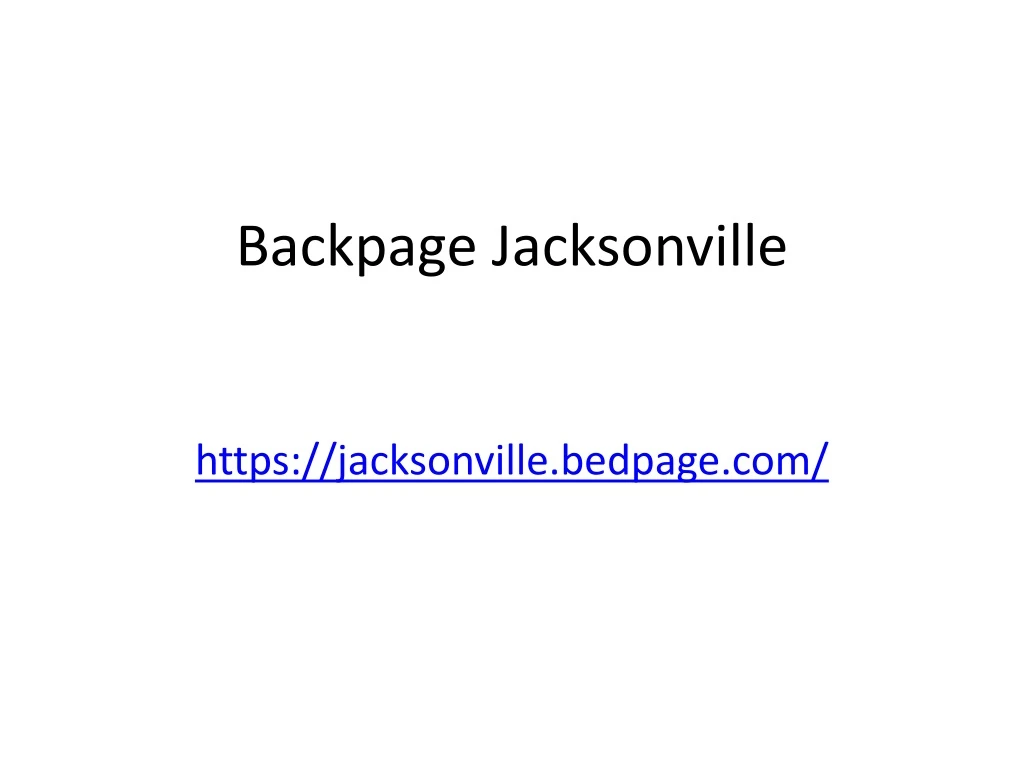 backpage jacksonville