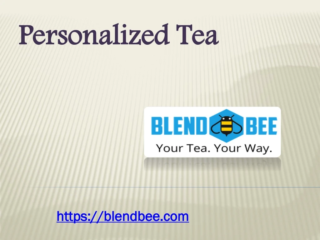 personalized tea