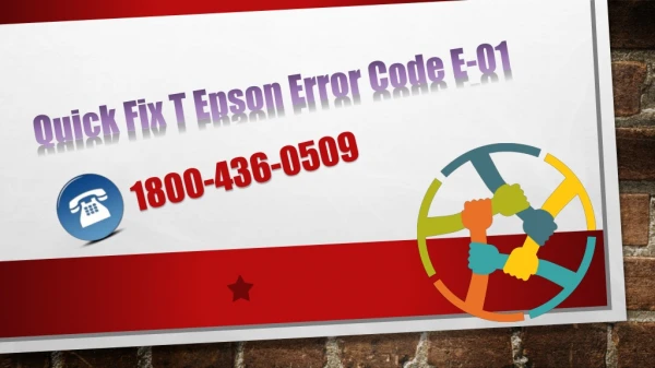 Quick Fix To Epson Error Code E-01| Epson Error Solution