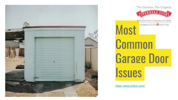 Garage Door Repair Company Austin