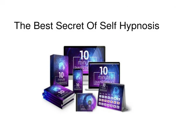 The Best Secret Of Self Hypnosis