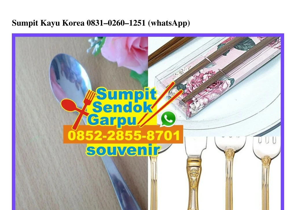 sumpit kayu korea 0831 0260 1251 whatsapp