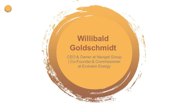 Willibald Goldschmidt - Co-Founder of Evolvere Energy