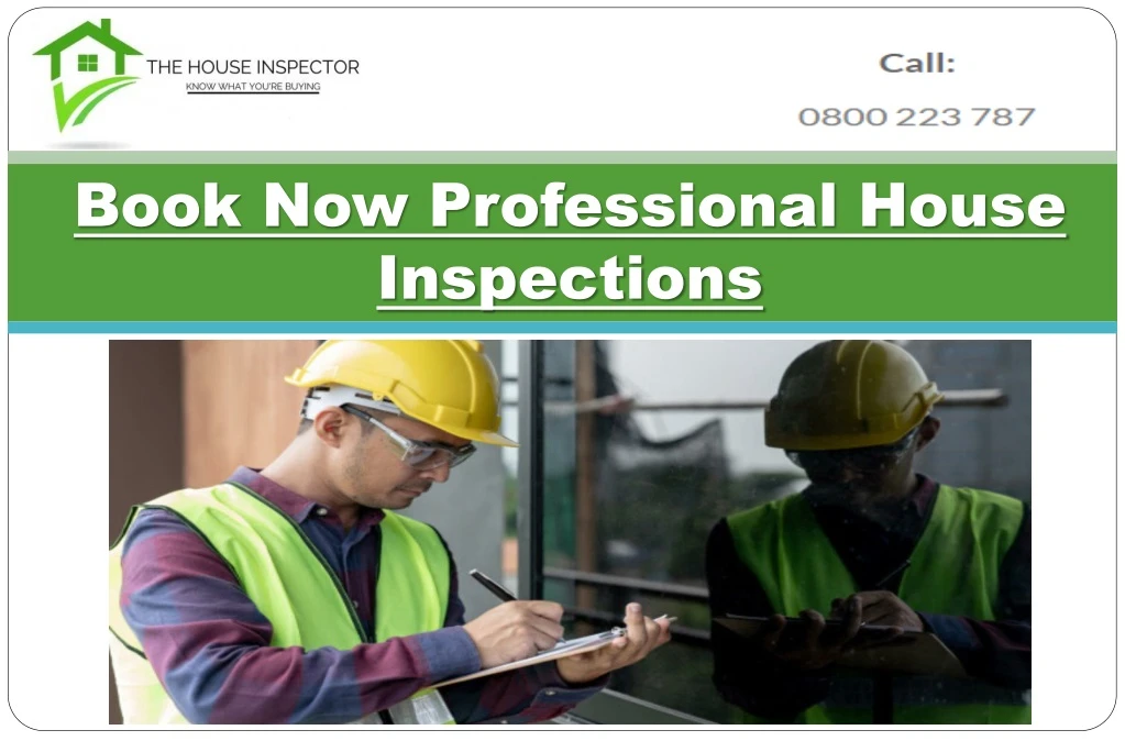 book now professional house inspections