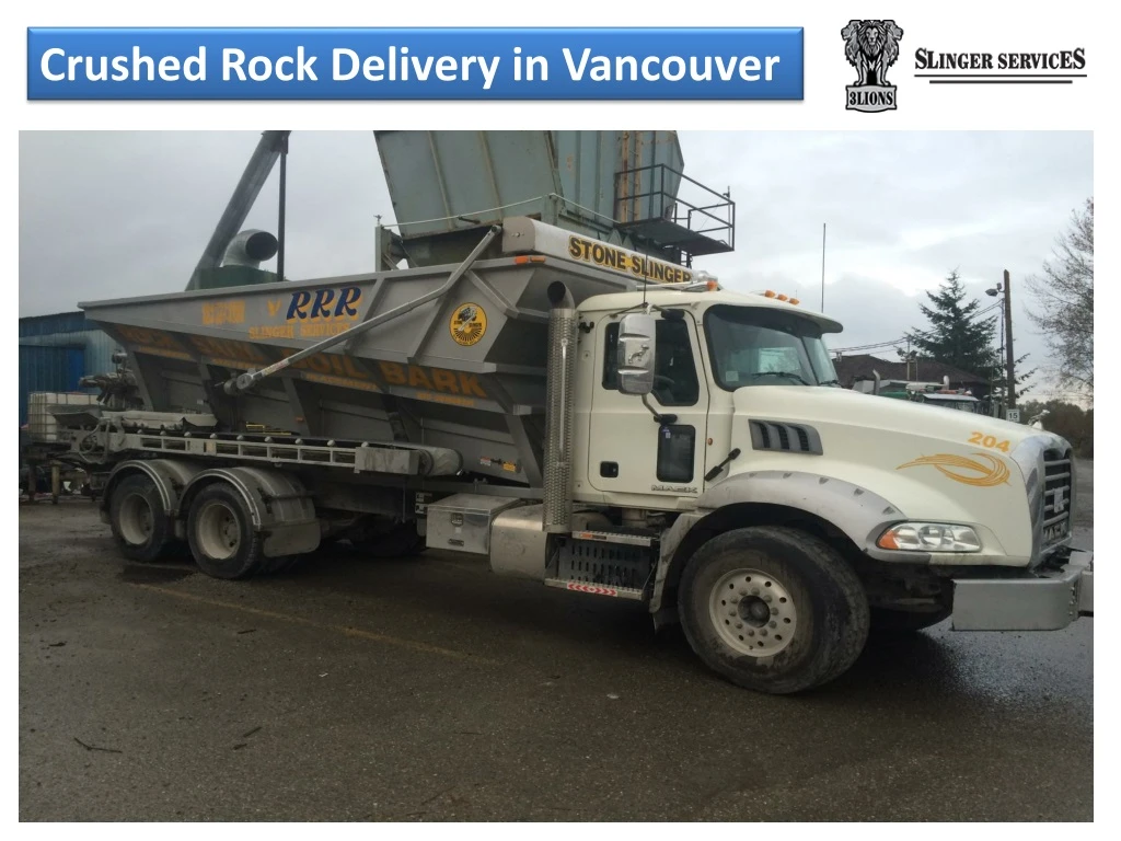 crushed rock delivery in vancouver