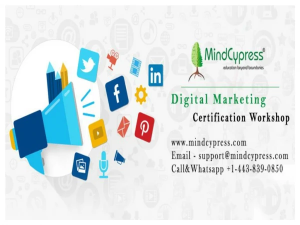 Digital Marketing Certification Workshop| Online Digital Marketing Certification Workshop ,Mindcypress