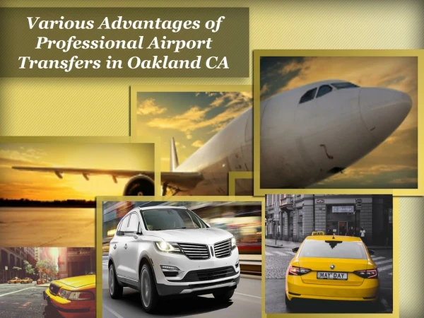 Various Advantages of Professional Airport Transfers in Oakland CA