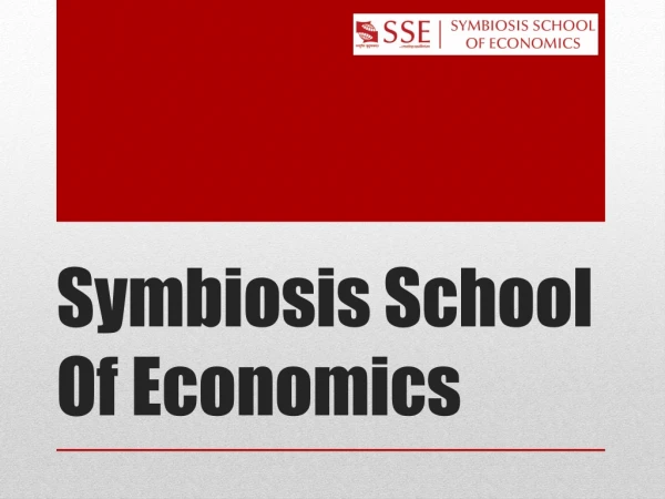 Top economics colleges in India - Symbiosis School Of Economics