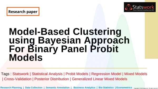 Model-based clustering using Bayesian approach for binary panel Probit models