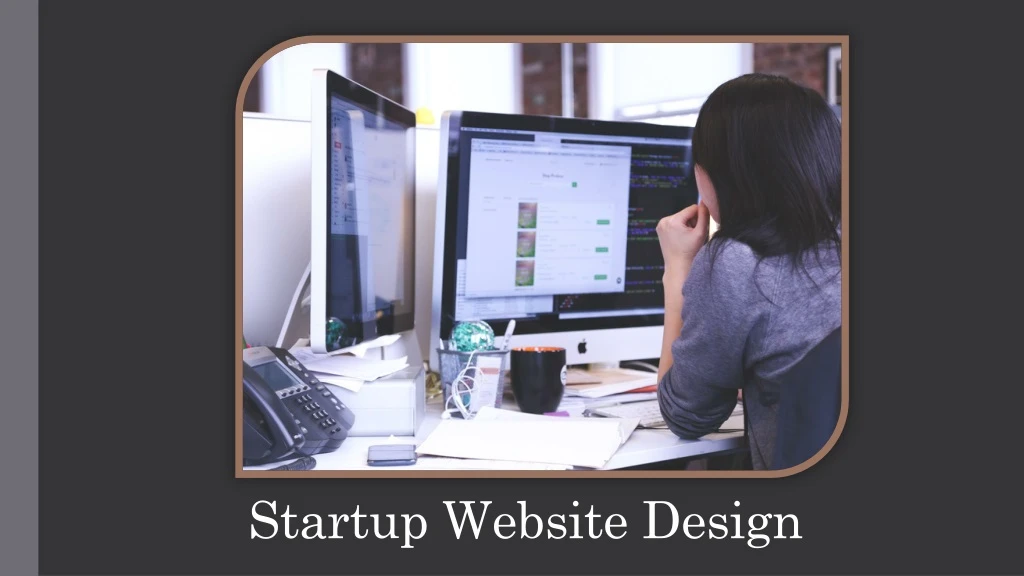 startup website design