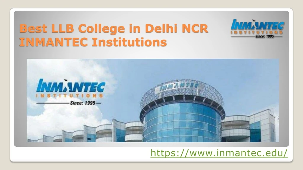 best llb college in delhi ncr inmantec institutions